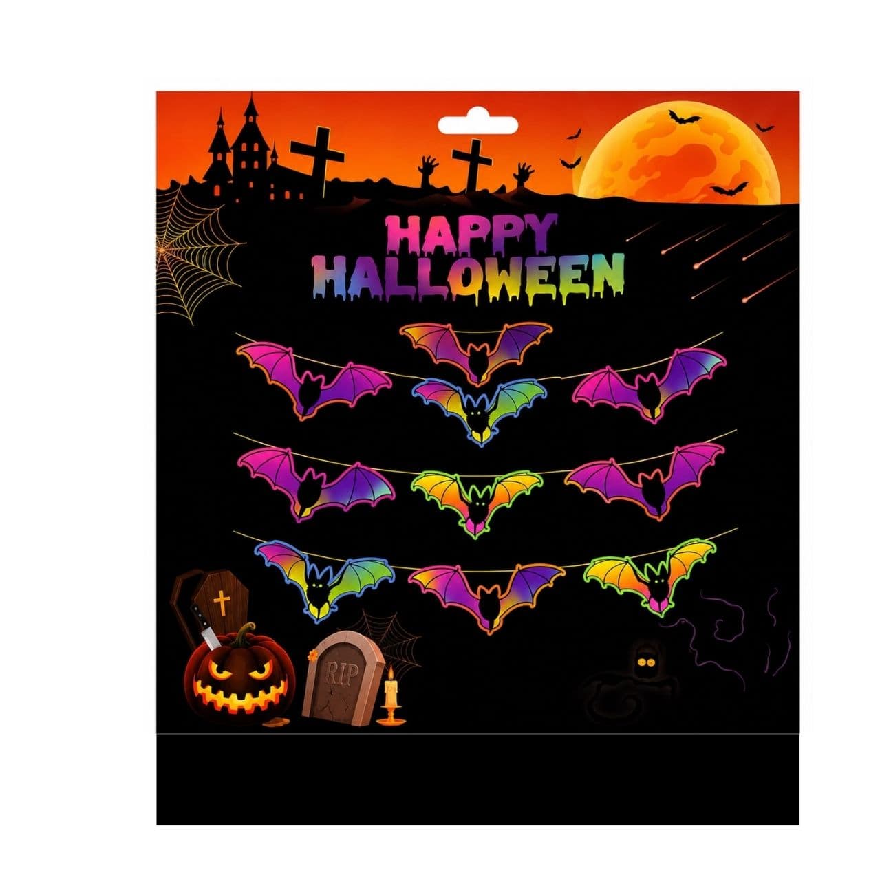 Halloween Bat Garland