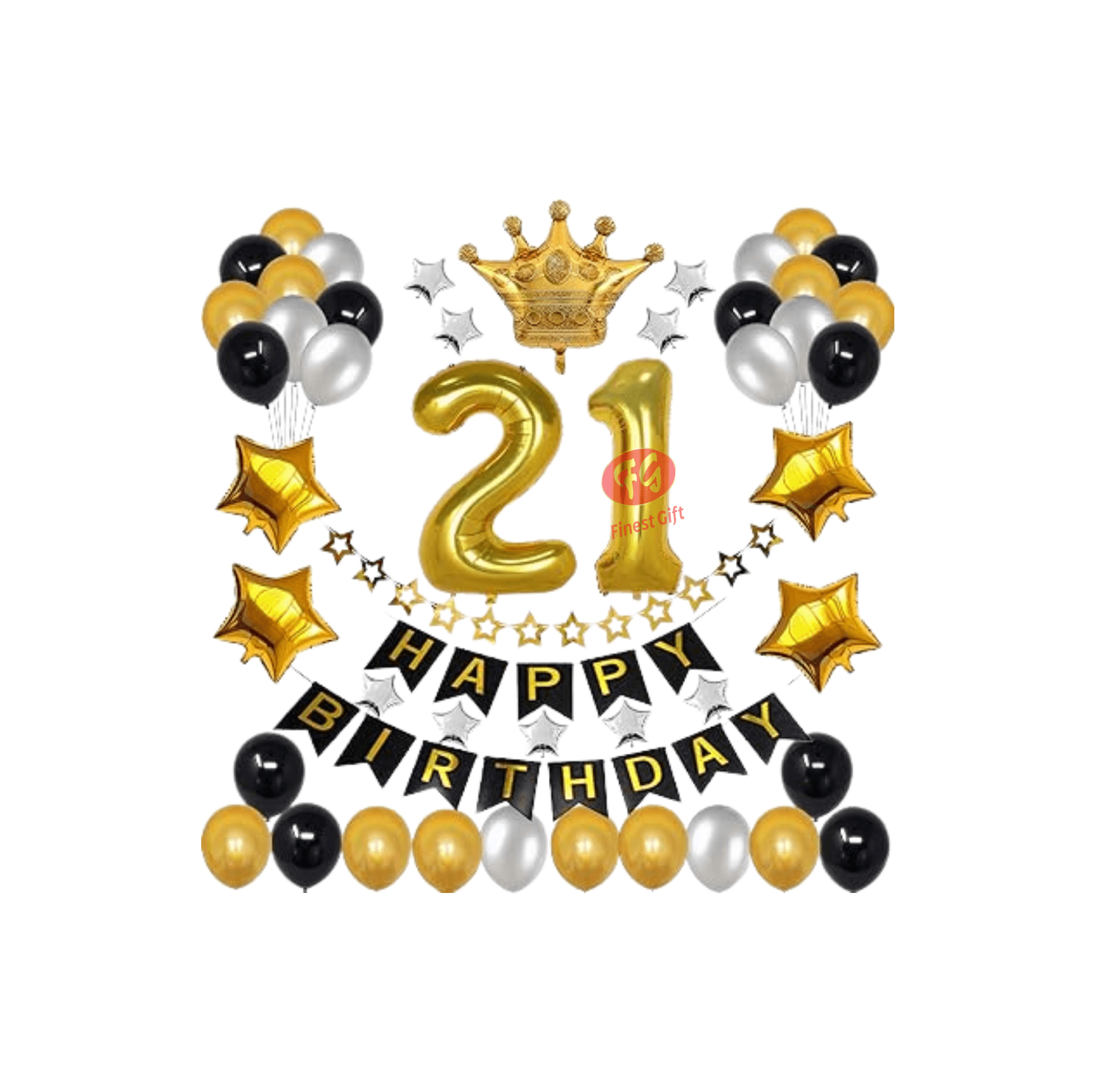 Number Balloon Foil Set